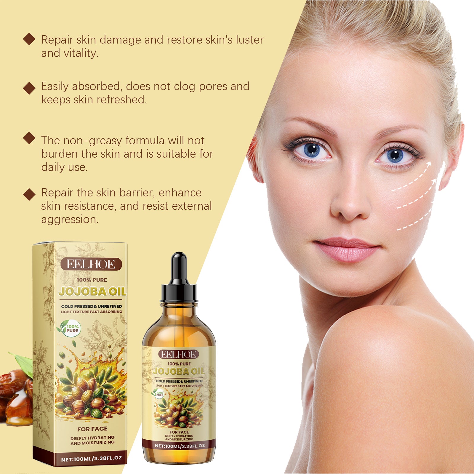 Skincare oil for dry skin