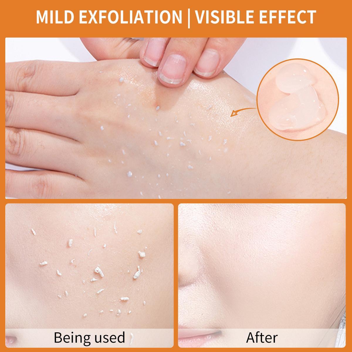 Facial exfoliator removing impurities