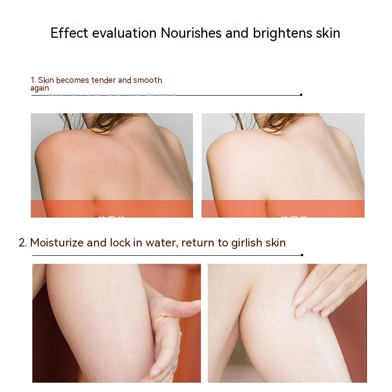 Women's brightening body moisturizer