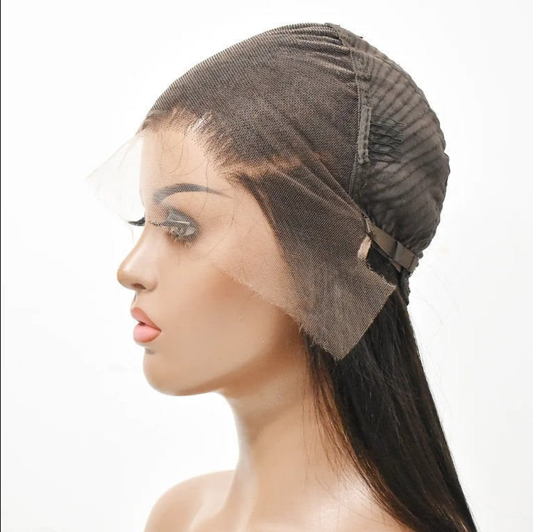 Invisible lace wig for Black female styling