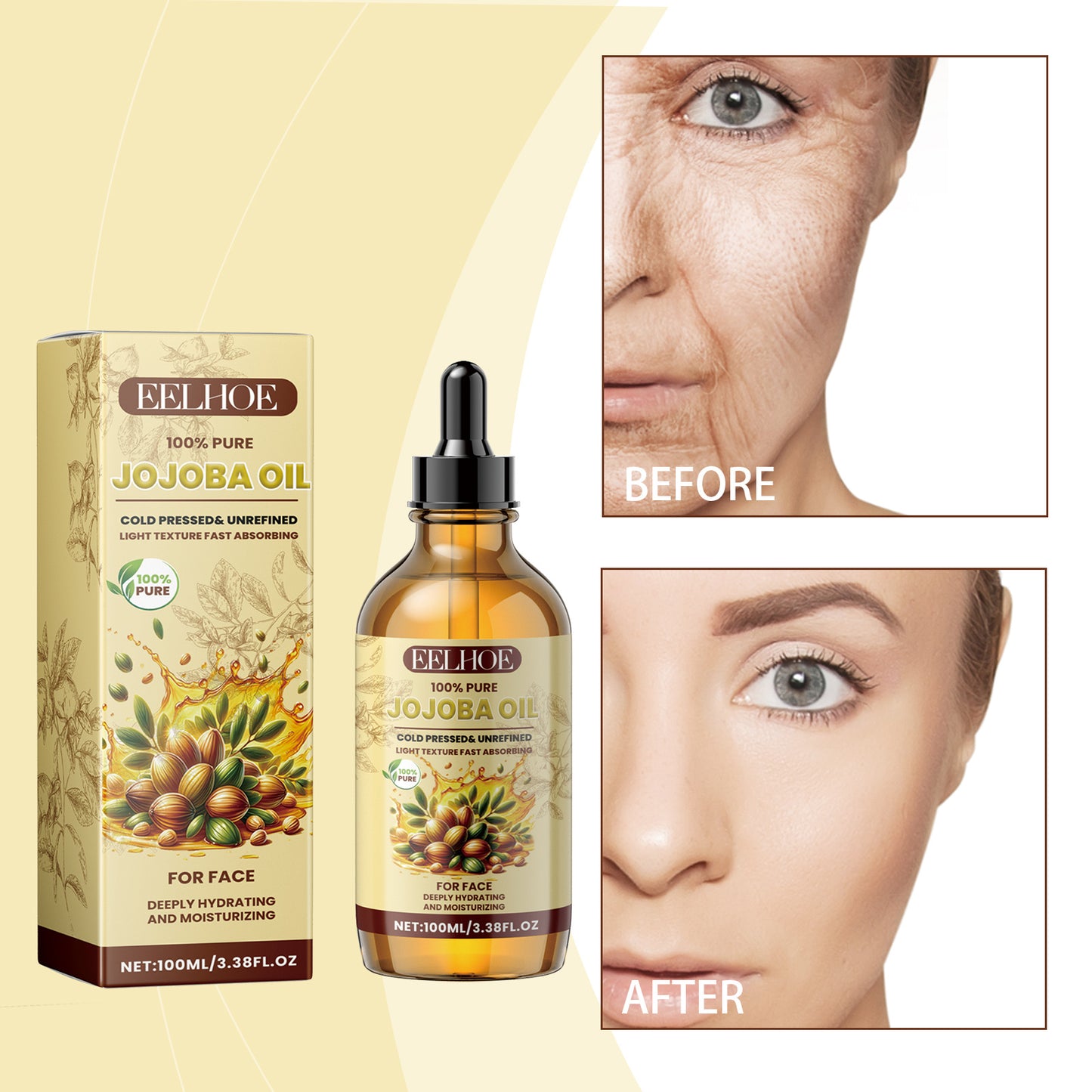 Eelhoe Jojoba Face Essential Oil bottle