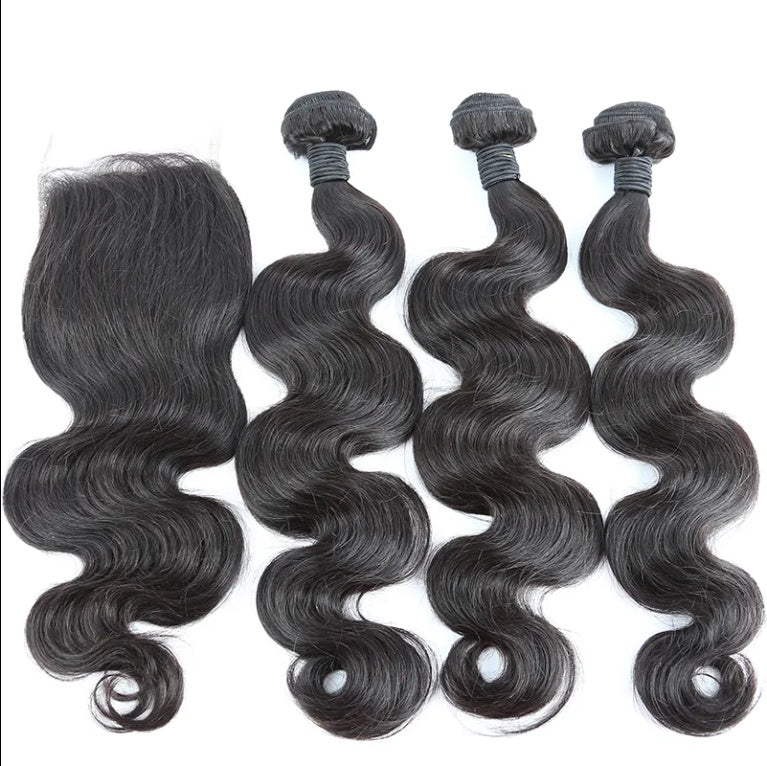 Raw Indian body wave human hair extensions