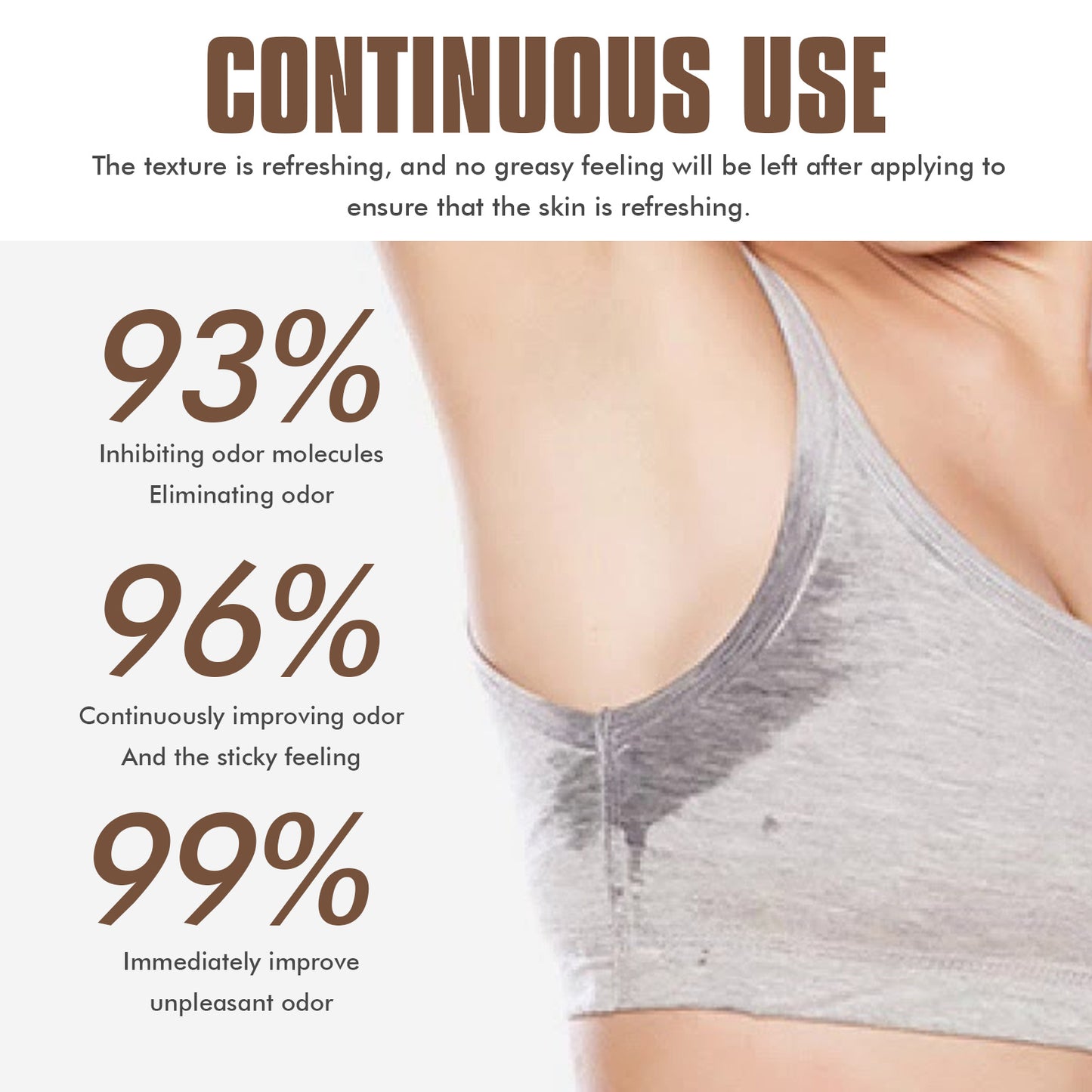 OceAura stick for sweat and odor control