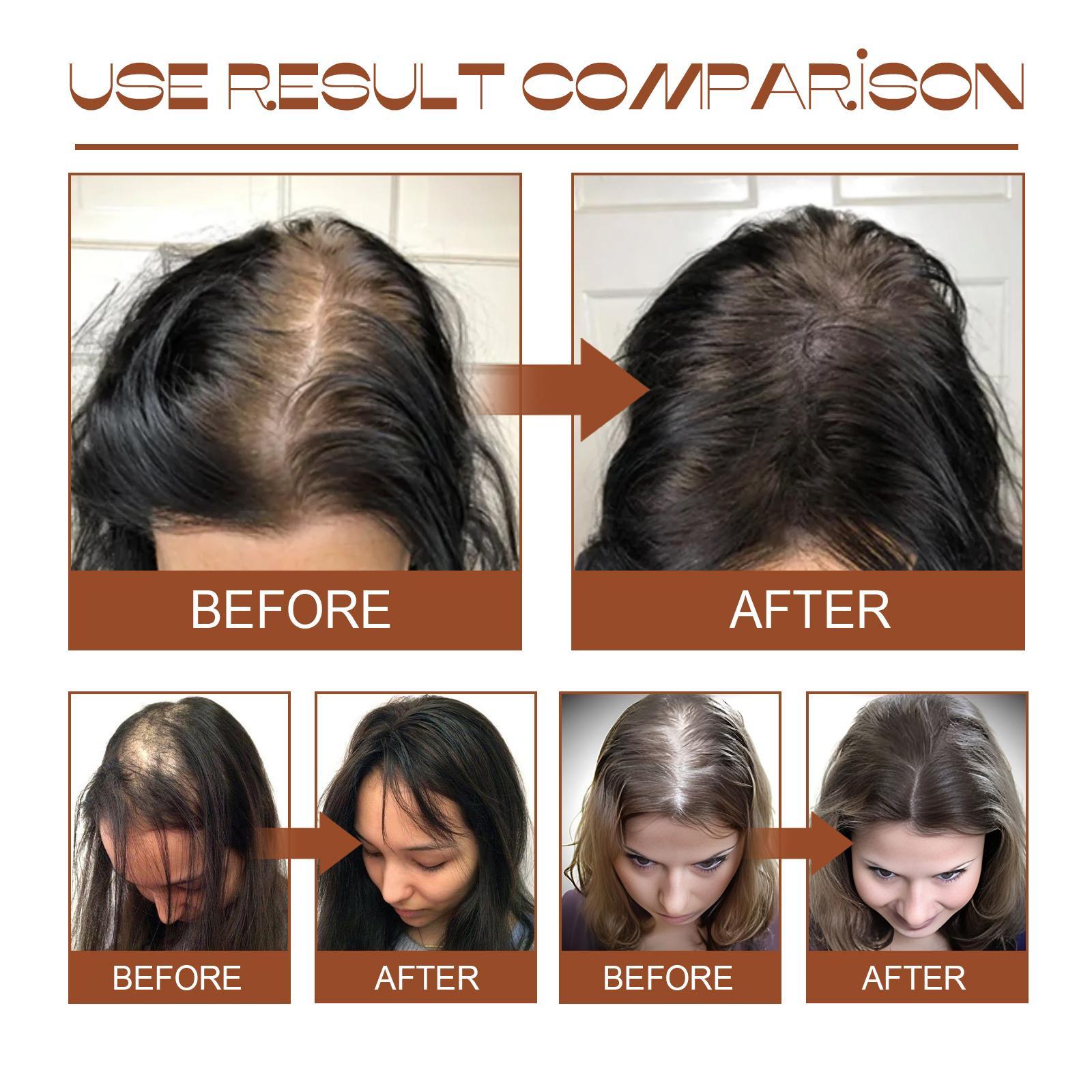 Batana Oil hair treatment before and after