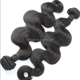 Human hair cut from one donor Indian braided body wave