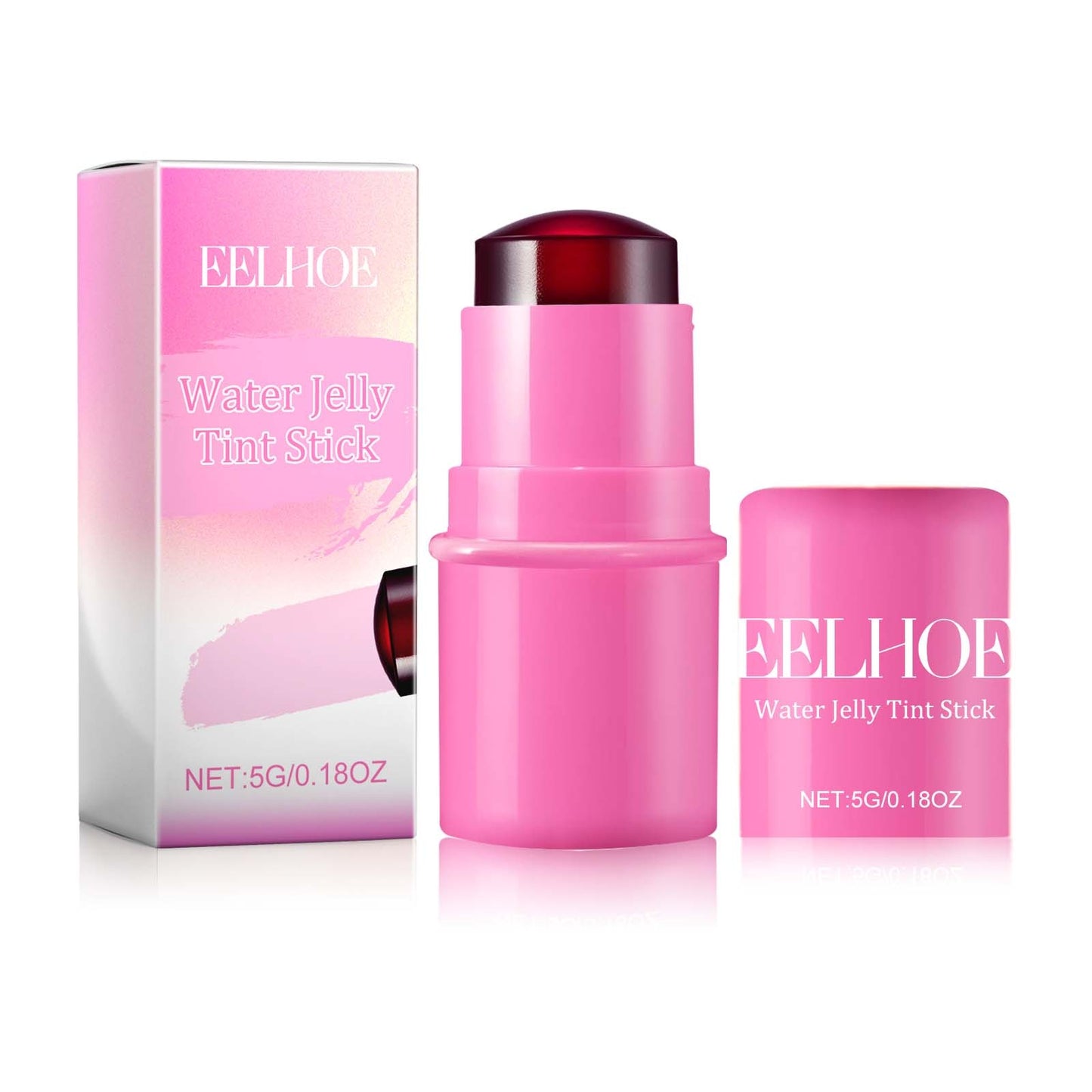 Colorful jelly makeup stick for lips and cheeks

