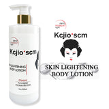 Skin brightening body lotion texture