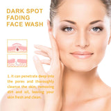 Whitening and hydrating face wash