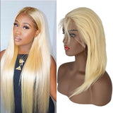 Virgin black human hair lace front wig