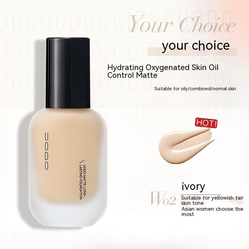 Dewy finish moisturizing foundation