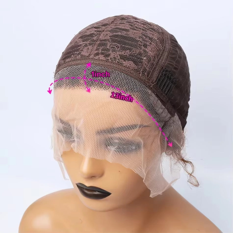 Pixie wig on mannequin head