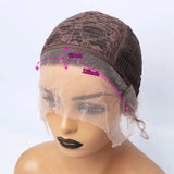 Pixie wig on mannequin head