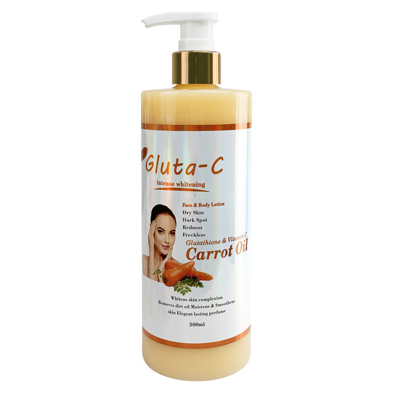 Smooth and silky skin after applying lotion